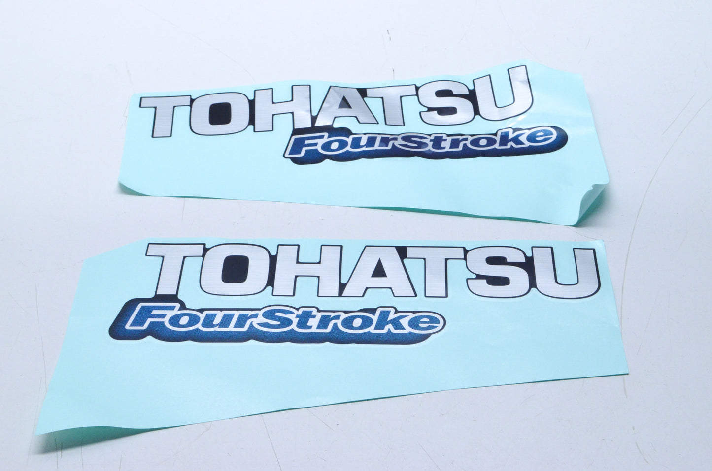 New OEM Tohatsu Blue 'Tohatsu FourStoke' Decal Kit NOS