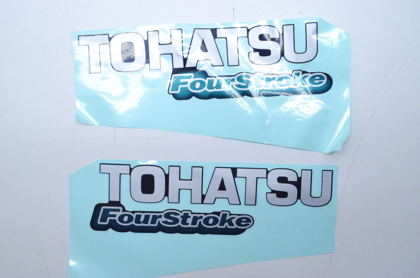 New OEM Tohatsu Blue 'Tohatsu FourStoke' Decal Kit NOS