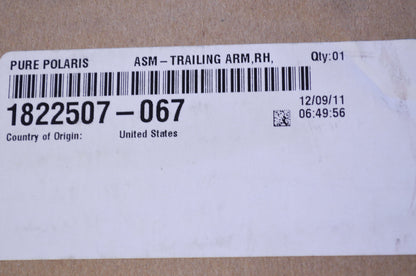 OEM Polaris 1822507-067 Right Trailing Arm NOS