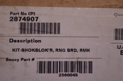 OEM Polaris 2874907 Shokblock'r Foot Pad Kit NOS