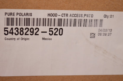 OEM Polaris 5438292-520 Front Hood Panel NOS