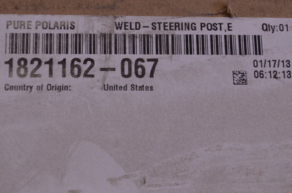 OEM Polaris 1821162-067 Steering Post NOS