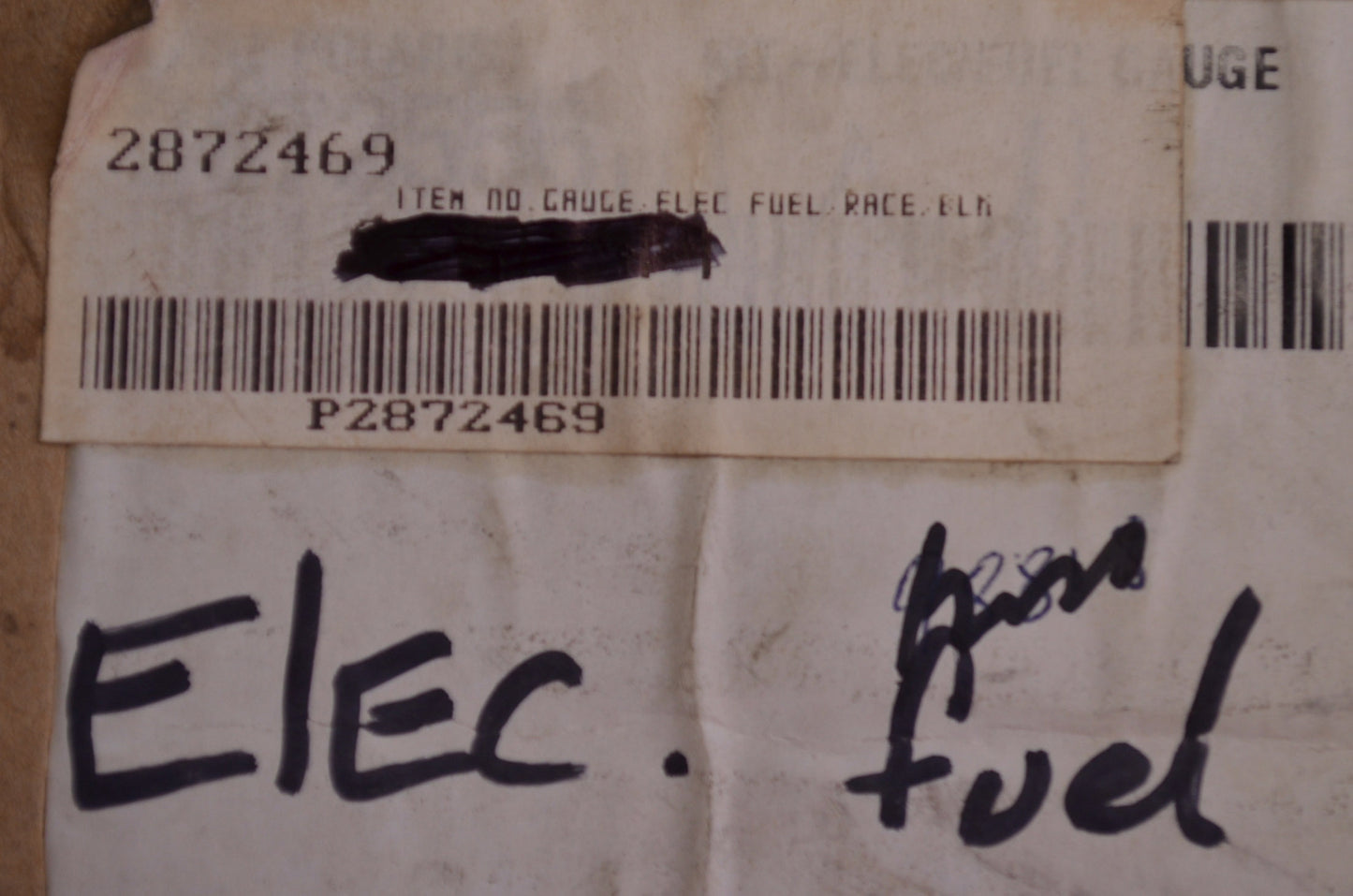 OEM Polaris 2872469 Electric Fuel Gauge Kit NOS