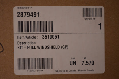 Full Poly Windshield NOS