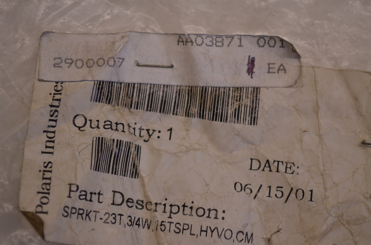 New OEM Polaris 23 Tooth Sprocket NOS