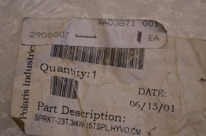 New OEM Polaris 23 Tooth Sprocket NOS
