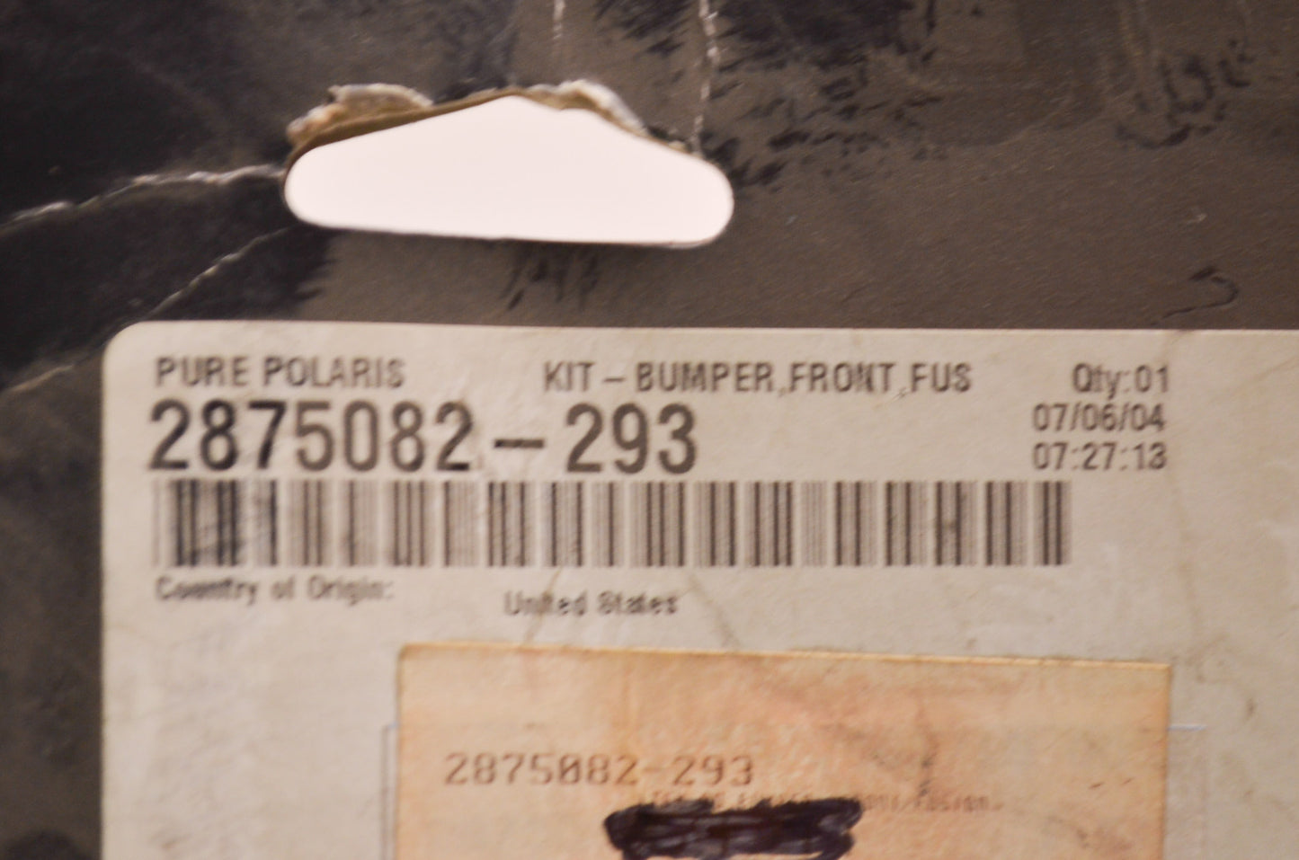 OEM Polaris 2875082-293 Front Bumper NOS
