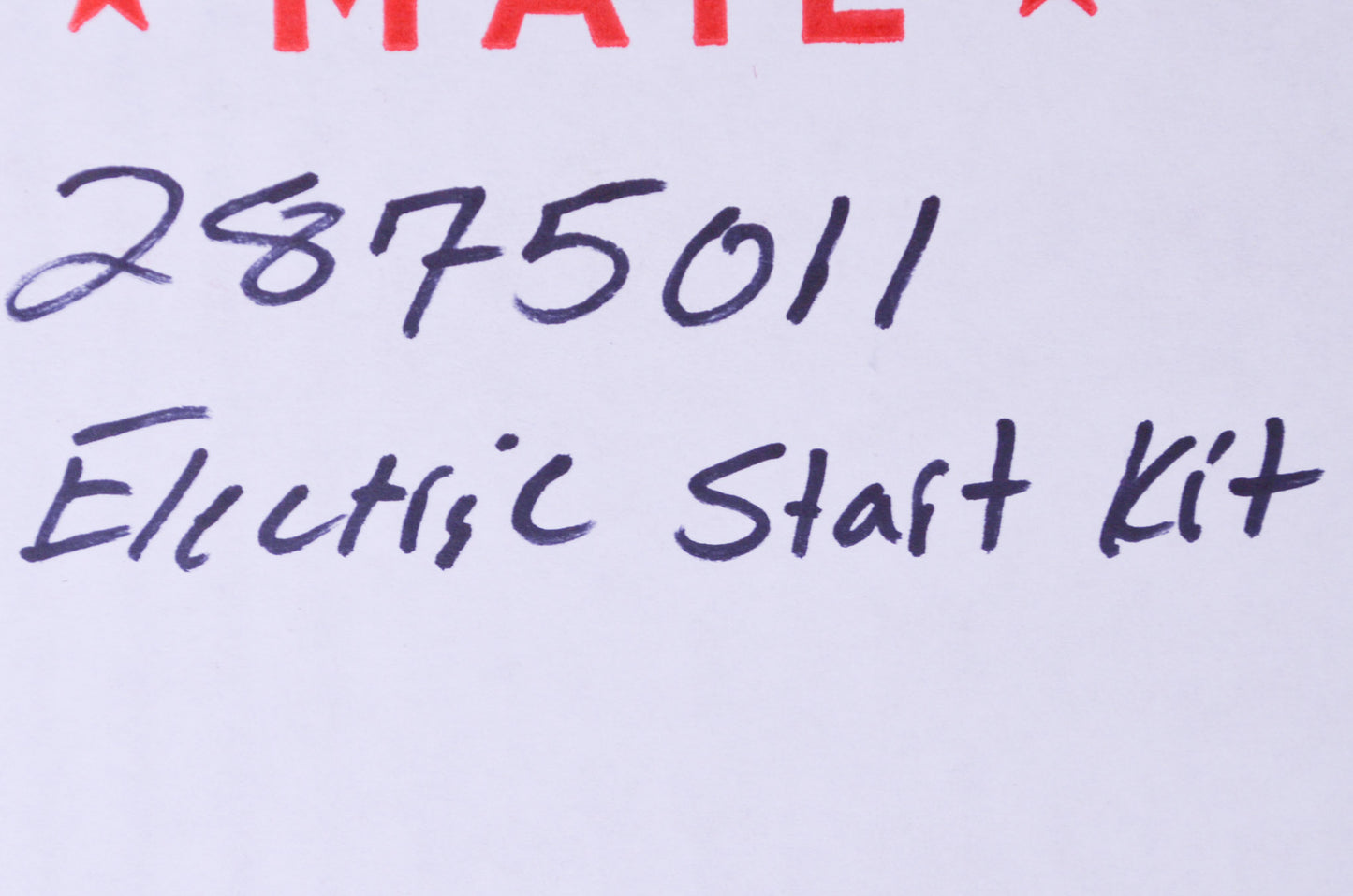 New OEM Polaris Electric Start Kit NOS