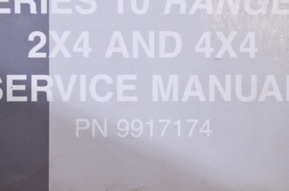 OEM Polaris 9917174 Service Manual Ranger 2X4/4X4,SER 10