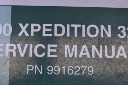 OEM Polaris 9916279 Service Manual 00 Xpedition 325