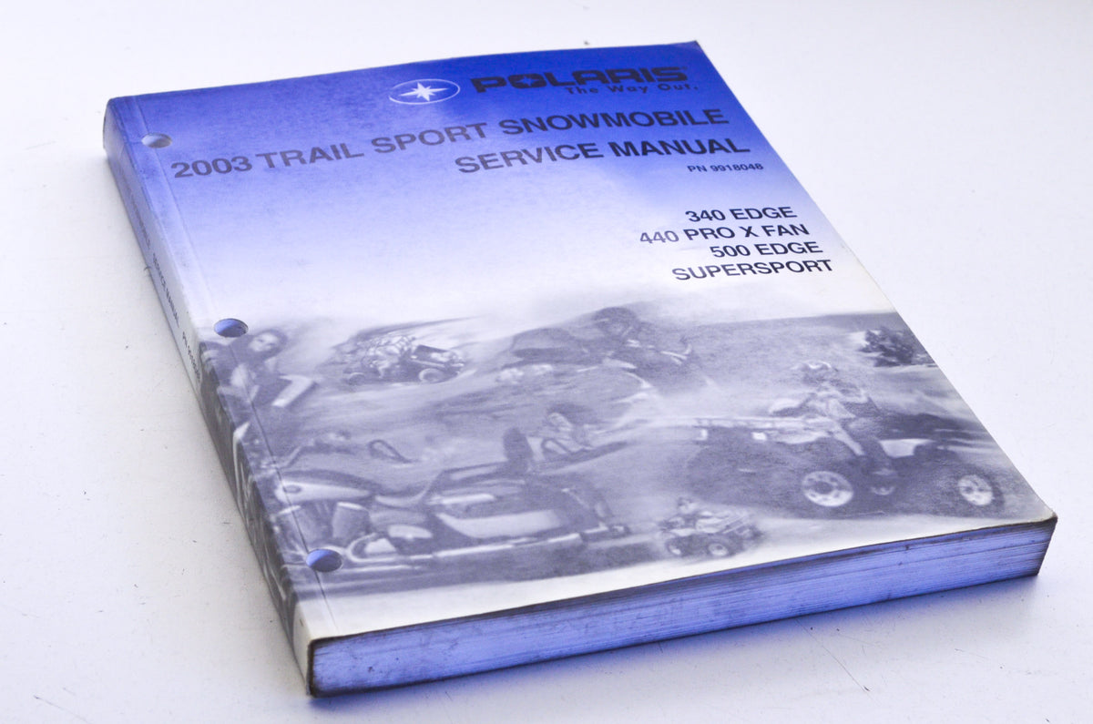 OEM Polaris 9918048 Service Manual Tail Sport