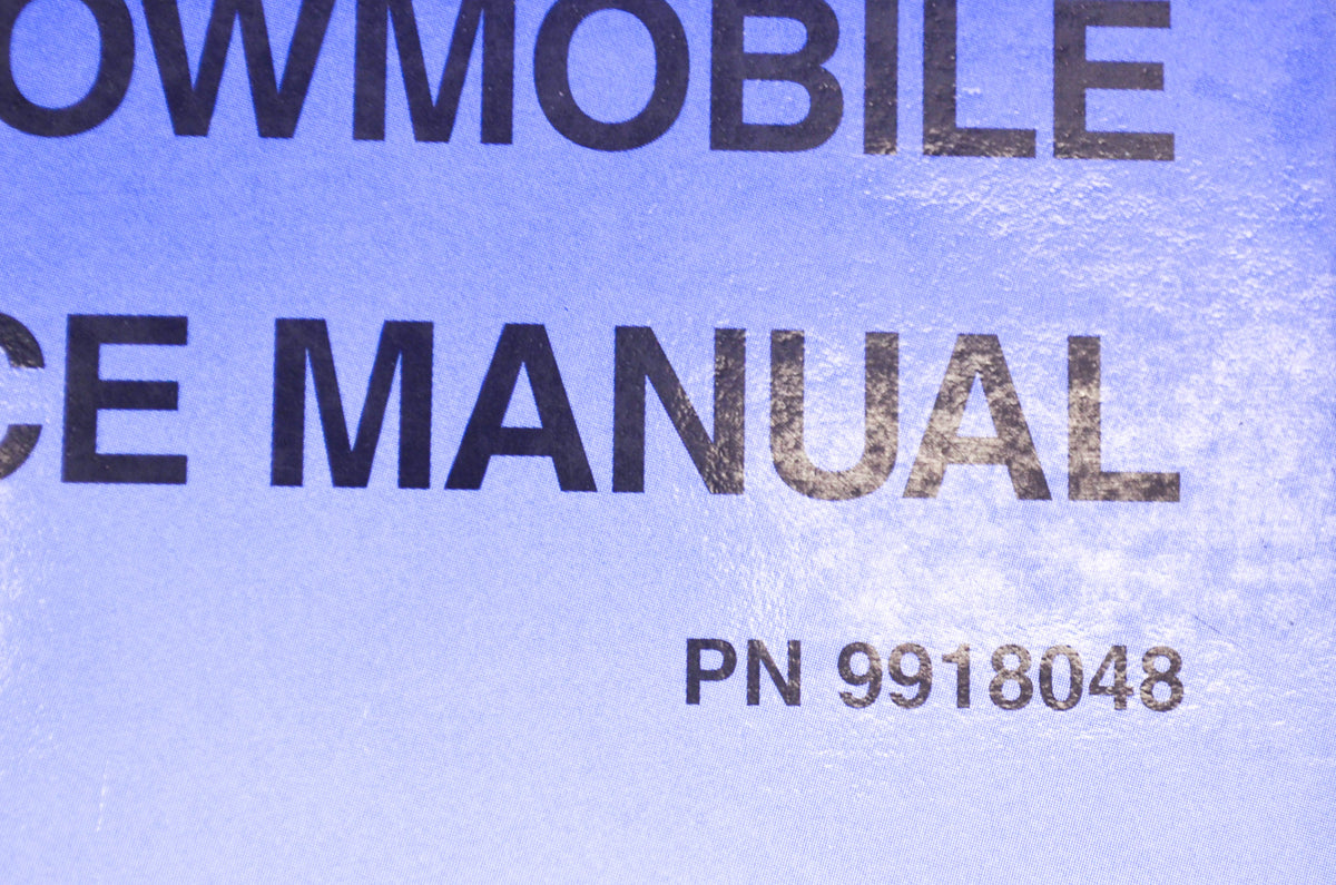 OEM Polaris 9918048 Service Manual Tail Sport