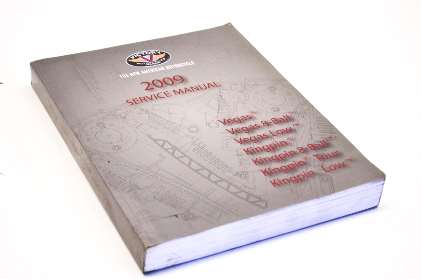 OEM Victory 9921958 2009 Vegas/Kingpin/8-Ball Service Manual