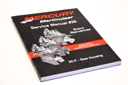 OEM Mercury 90-865612031 Service Manual #39 Bravo Sterndrives Section 3C-F NOS