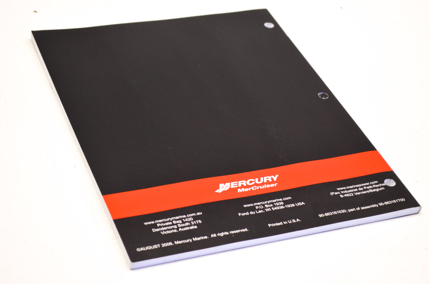 OEM Mercury 90-863161030 Service Manual #30 Sections 4 & 5 NOS