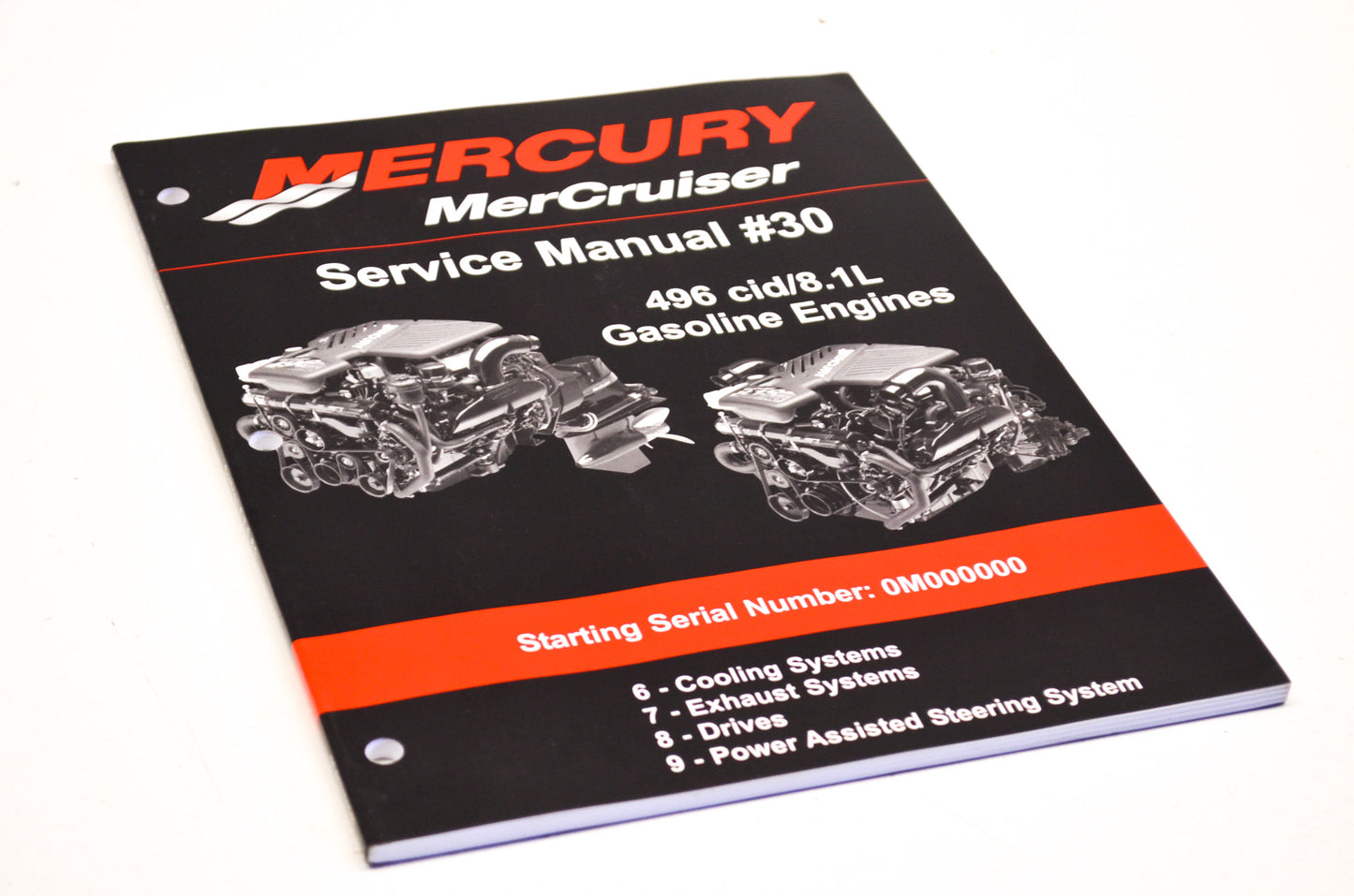 OEM Mercury 90-863161040 Service Manual #30 Sections 6-9 NOS
