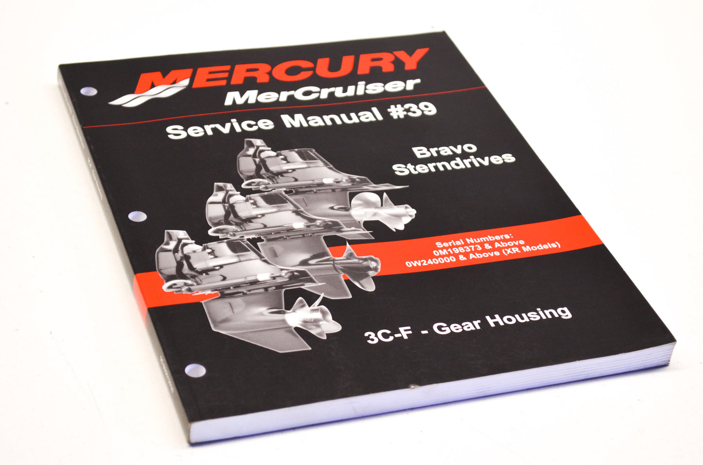 OEM Mercury 90-865612030 Service Manual #39 Bravo Sterndrives Section 3C-F NOS