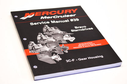 OEM Mercury 90-865612030 Service Manual #39 Bravo Sterndrives Section 3C-F NOS