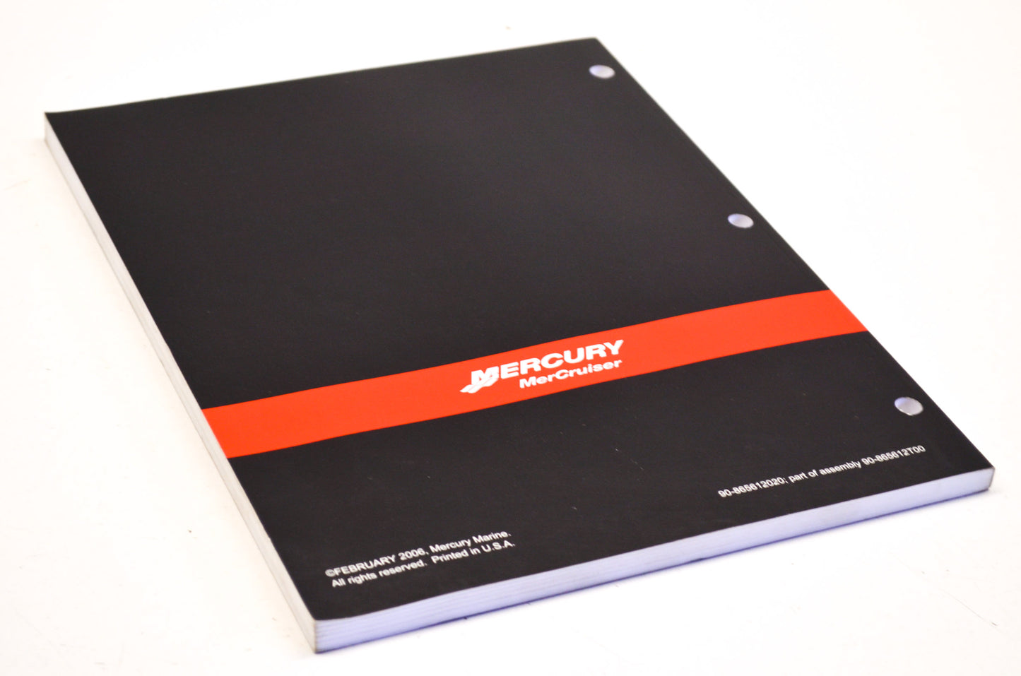 OEM Mercury 90-865612020 Service Manual #39 Bravo Sterndrives Section 3A-B NOS