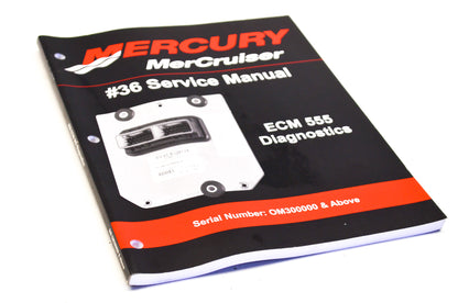 New OEM Mercury Service Manual #36 ECM 555 Diagnostics NOS