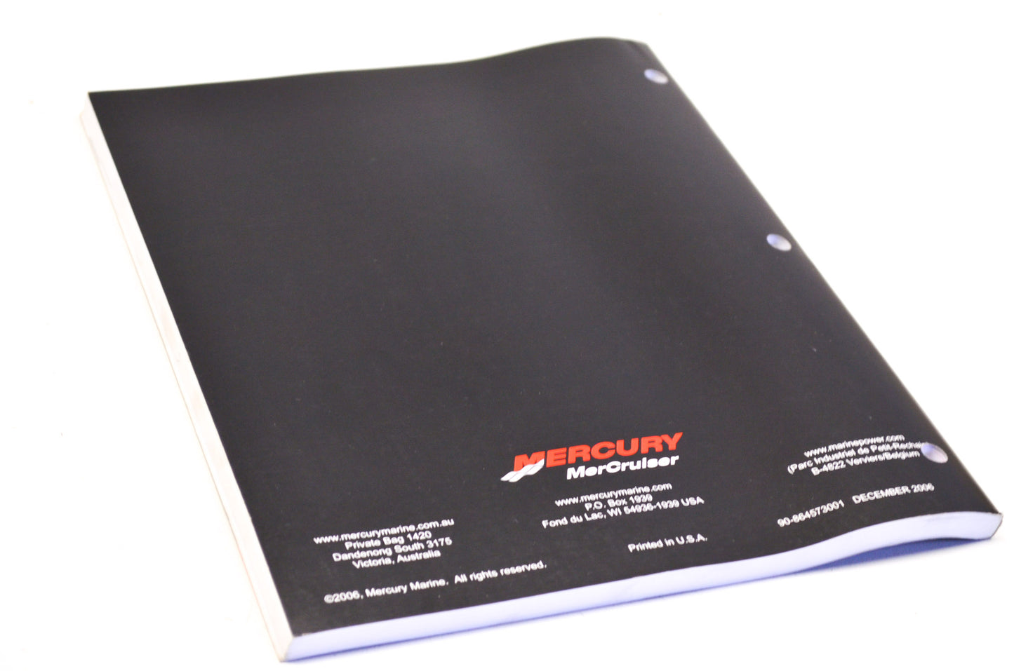 New OEM Mercury Service Manual #36 ECM 555 Diagnostics NOS