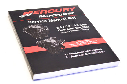 OEM Mercury 90-864260100 Service Manual #31 Section 1 & 2 NOS
