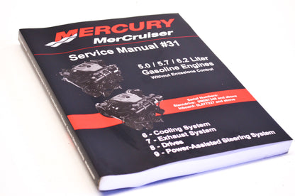OEM Mercury 90-864260400 Service Manual #31 Sections 6-9 NOS