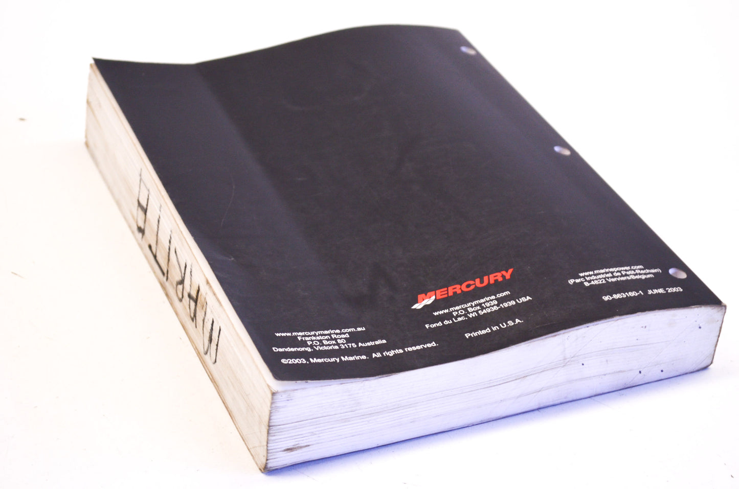 OEM Mercury Service Manual #28 Bravo Sterndrive Units