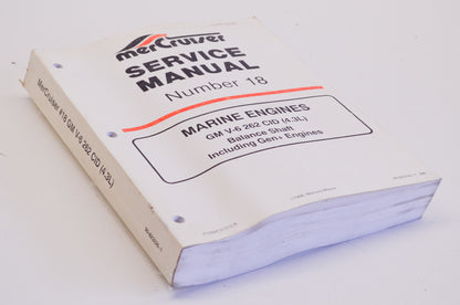 OEM Mercury Service Manual #18 GM V-6 262 CID (4.3L)