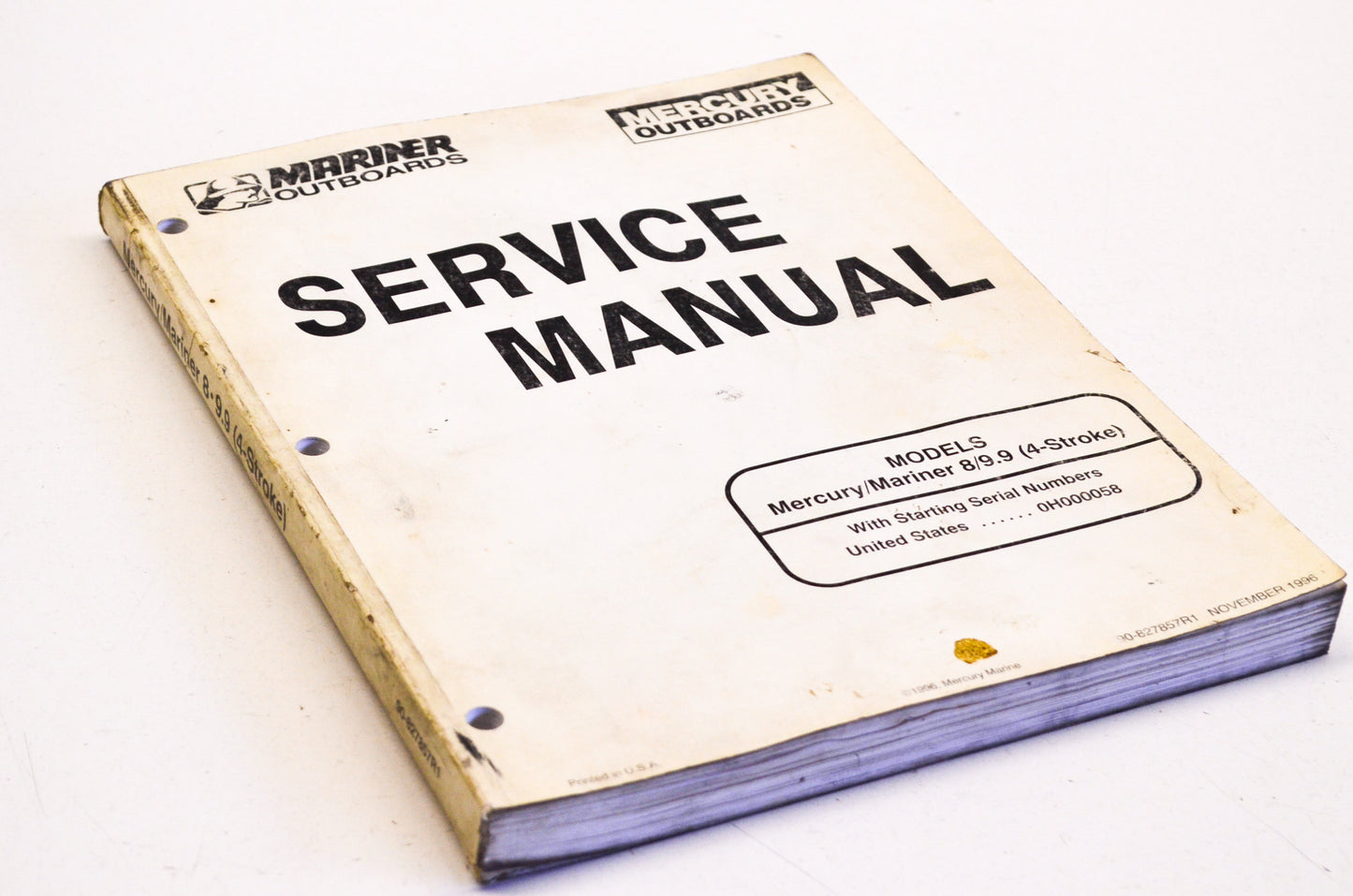 OEM Mercury Service Manual 8, 9.9 HP 4-Stroke