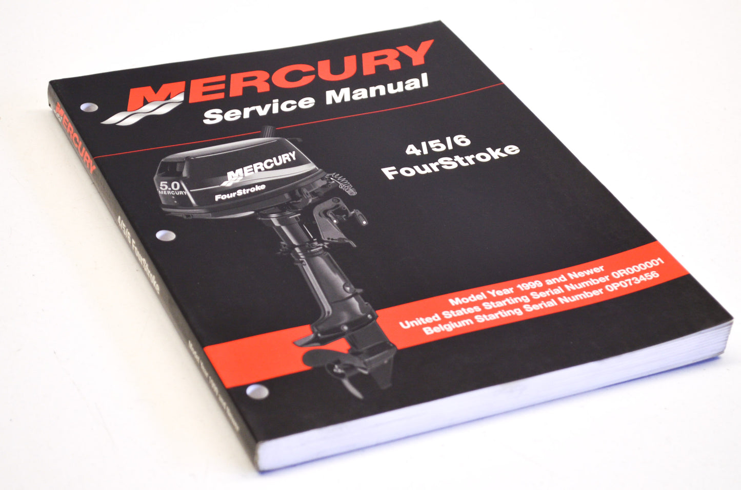 OEM Mercury 90-857138R1 Service Manual 4/5/6 HP 4-Stroke NOS
