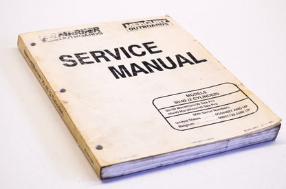 OEM Mercury Service Manual 30&40 HP 2 Cylinder