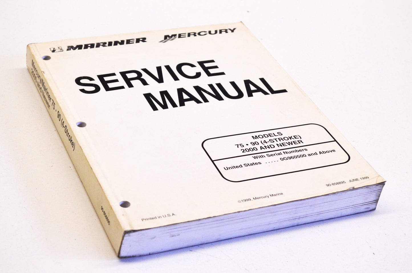 OEM Mercury Service Manual 75 & 90 HP 4-Stroke