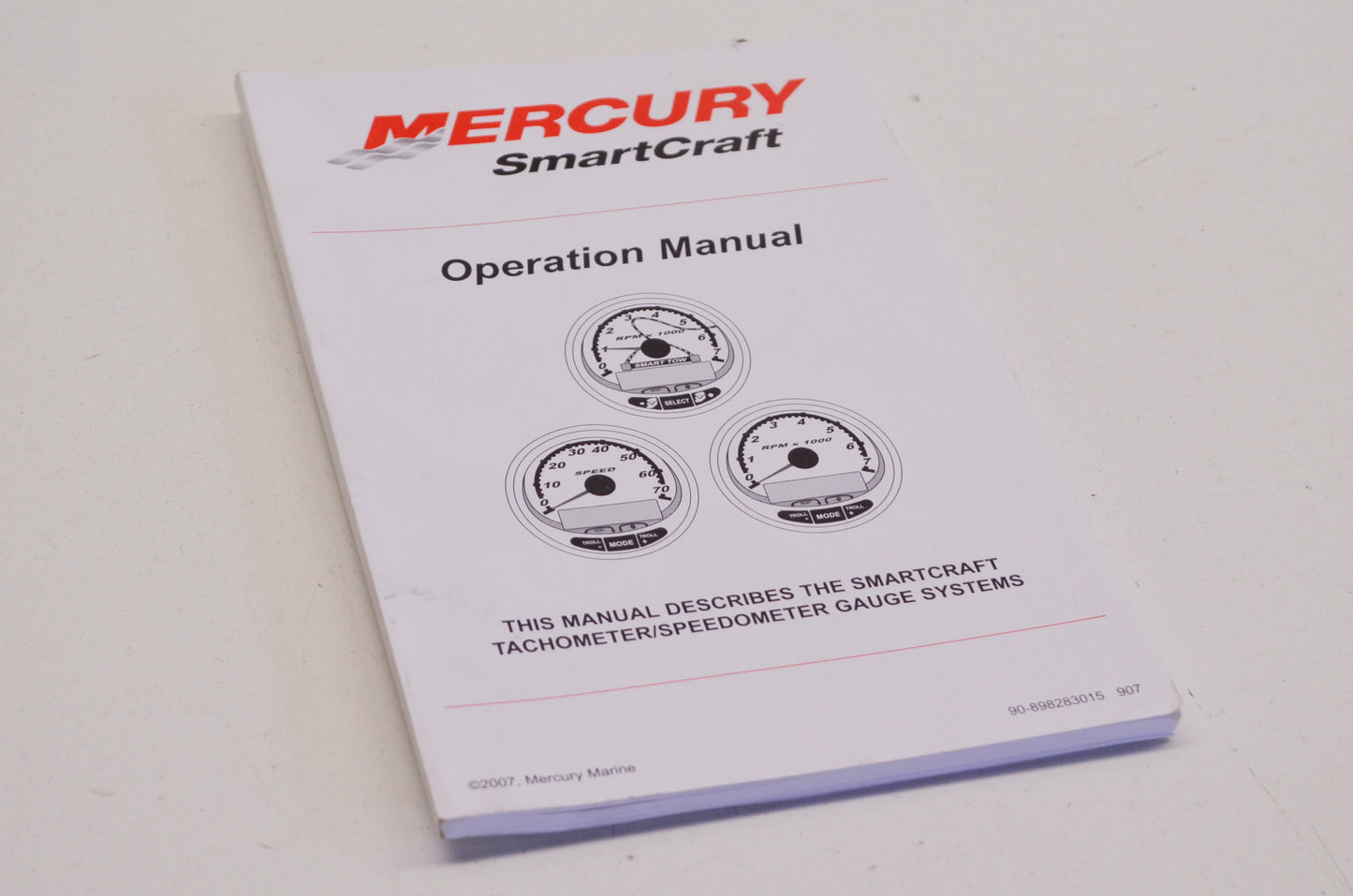OEM Mercury 90-898283015 Smartcraft Operation Manual NOS