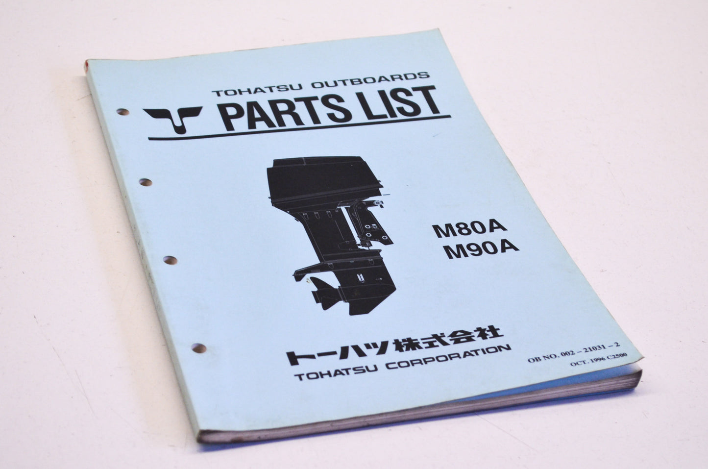OEM Tohatsu M80A/M90A Parts List