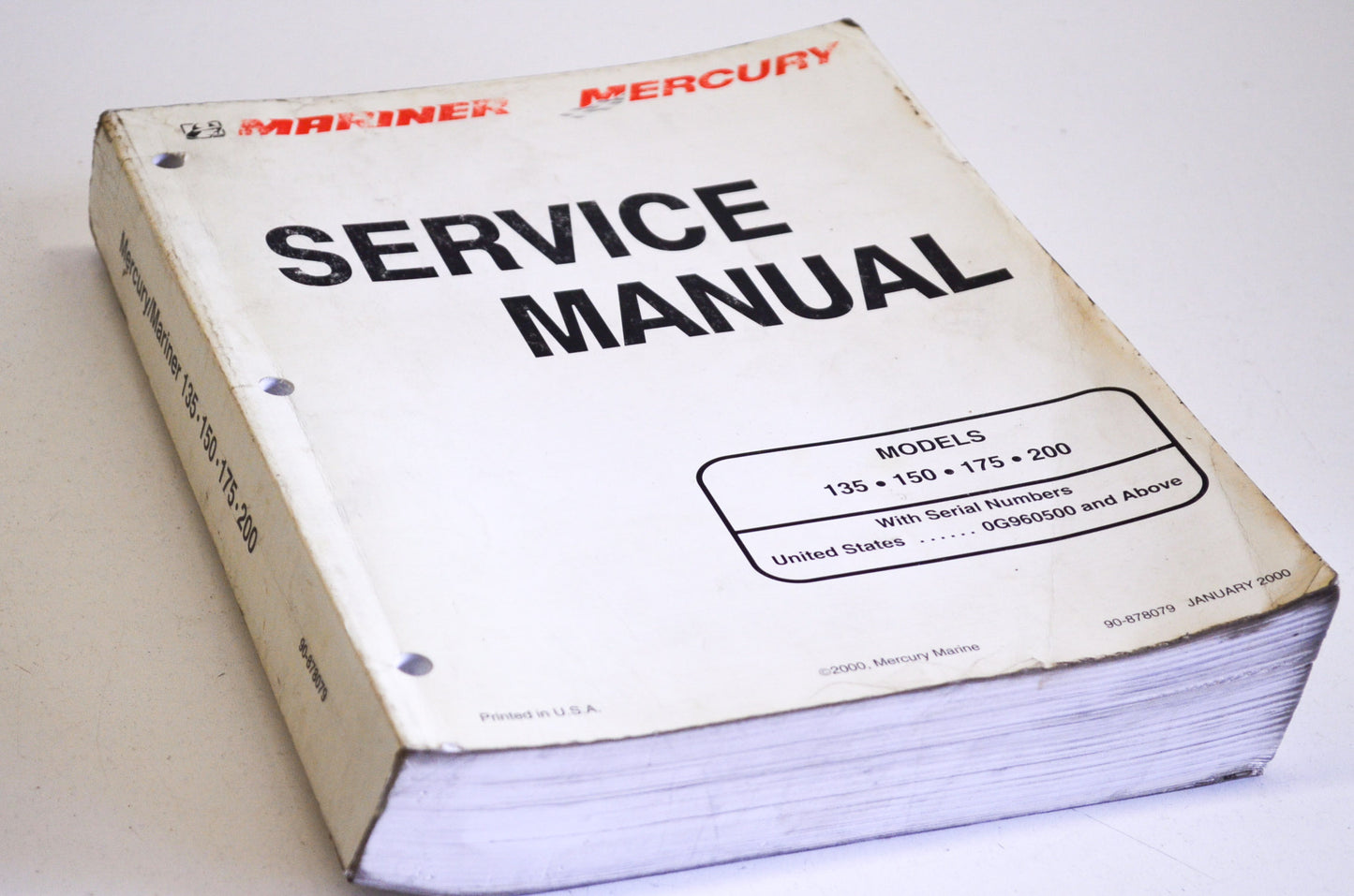 OEM Mercury Service Manual 135.150.175.200 HP