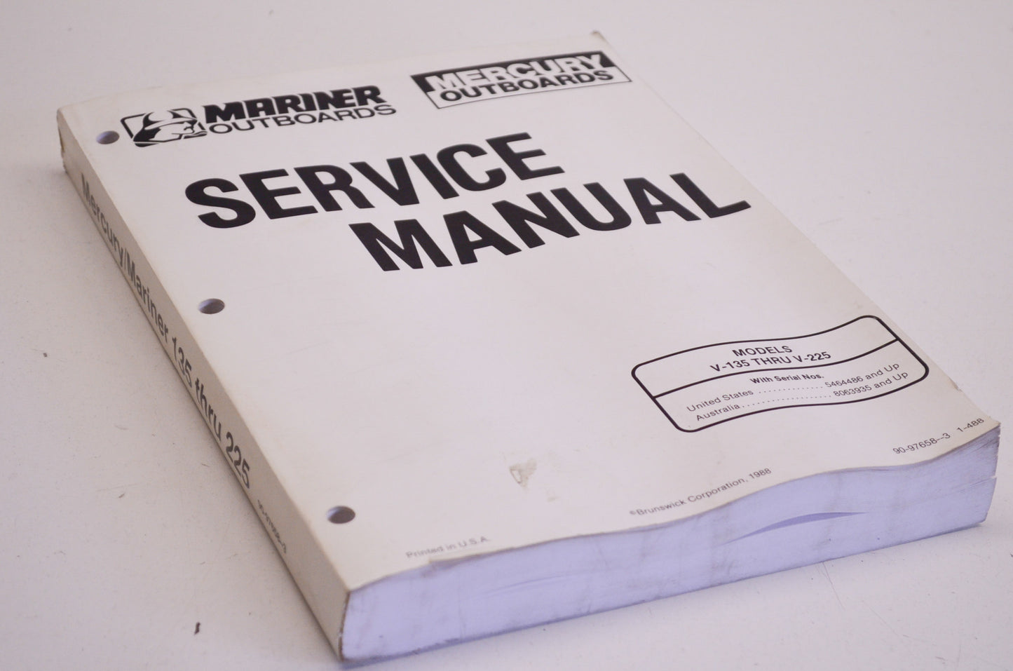 OEM Mercury Service Manual V-135-V-225
