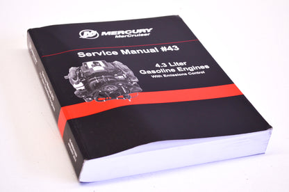 OEM Mercury 90-8M0041669 Service Manual #43 4.3 Liter Gas Engines NOS