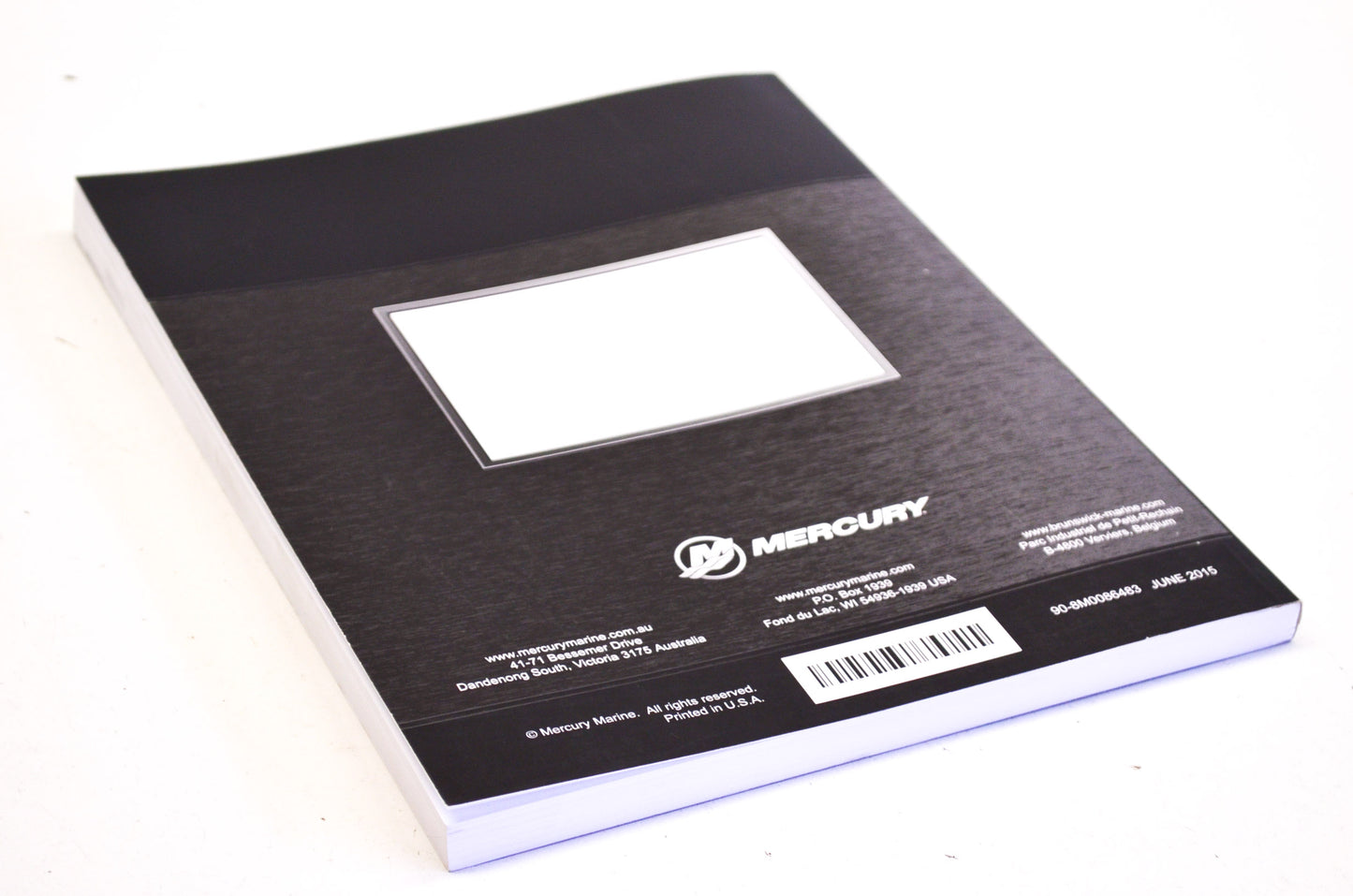 New OEM Mercury PCM 112 Diagnostic Manual NOS