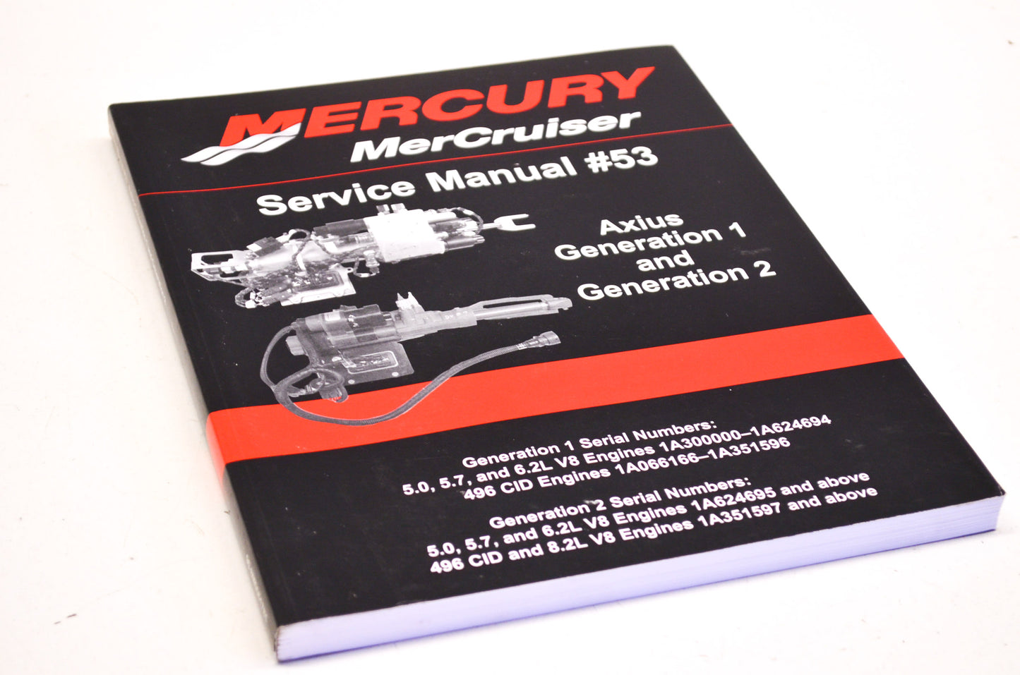 New OEM Mercury Service Manual #53 Axius Generation 1&2 NOS