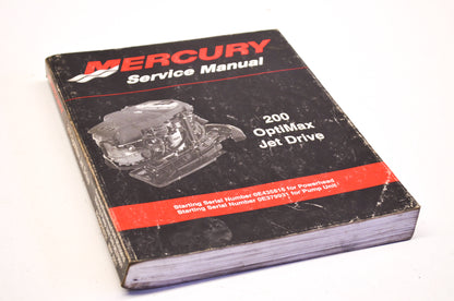OEM Mercury 90-8M0050731 Service Manual 200 OptiMax Jet Drive
