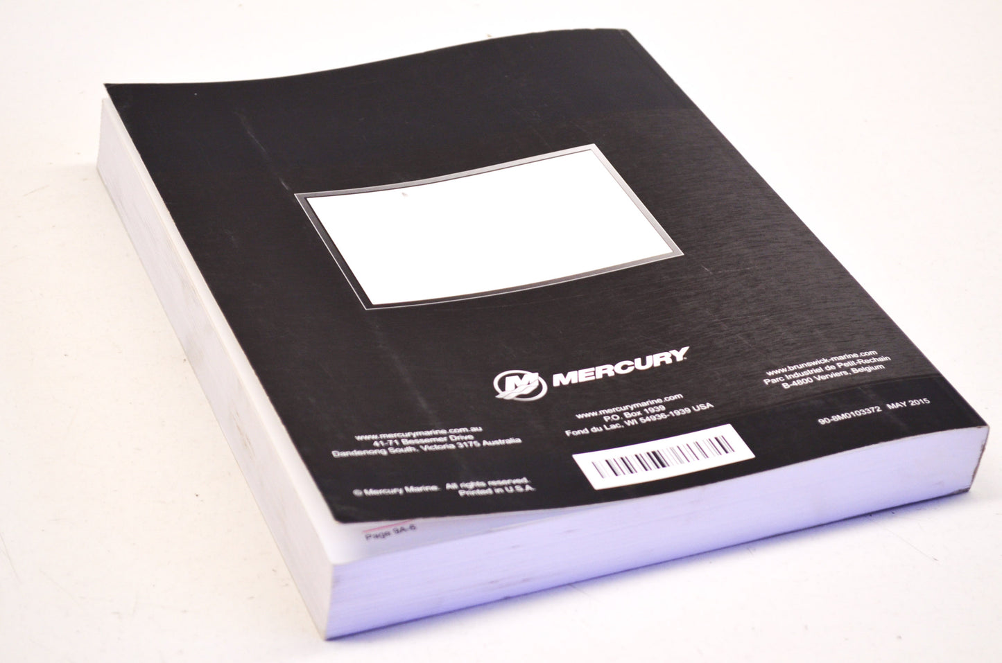 OEM Mercury 90-8M0103372 Service Manual 4.5L MerCruiser NOS