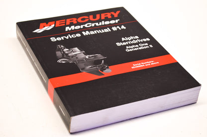 New OEM Mercury Service Manual #14 Alpha One Generation II NOS