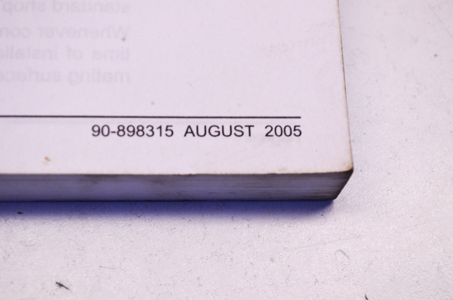 OEM Mercury 2005-2006 Verado I Technician Guide