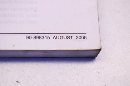OEM Mercury 2005-2006 Verado I Technician Guide