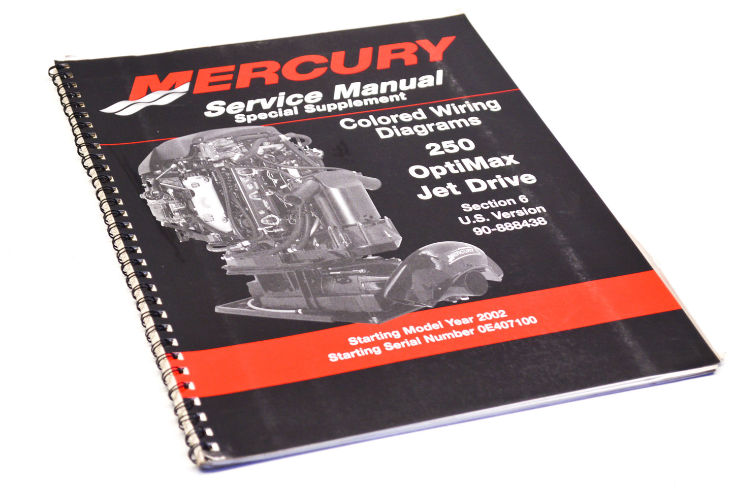 OEM Mercury 90-888438 Service Manual 250 Optimax Jet Drive Section 6