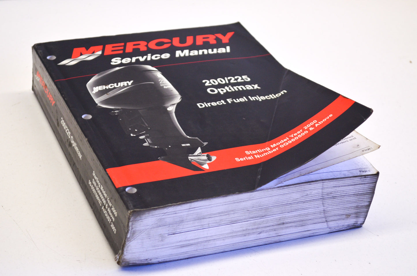 OEM Mercury Service Manual 200/225 Optimax DFI