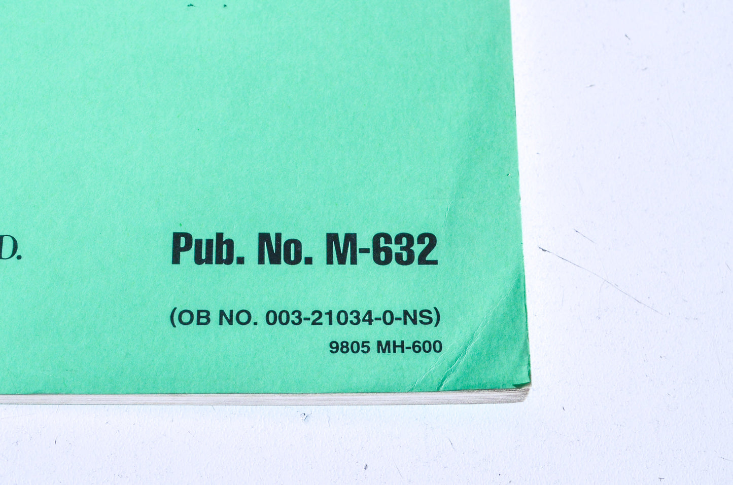OEM Tohatsu NSF 5A 4-Stroke Service Manual