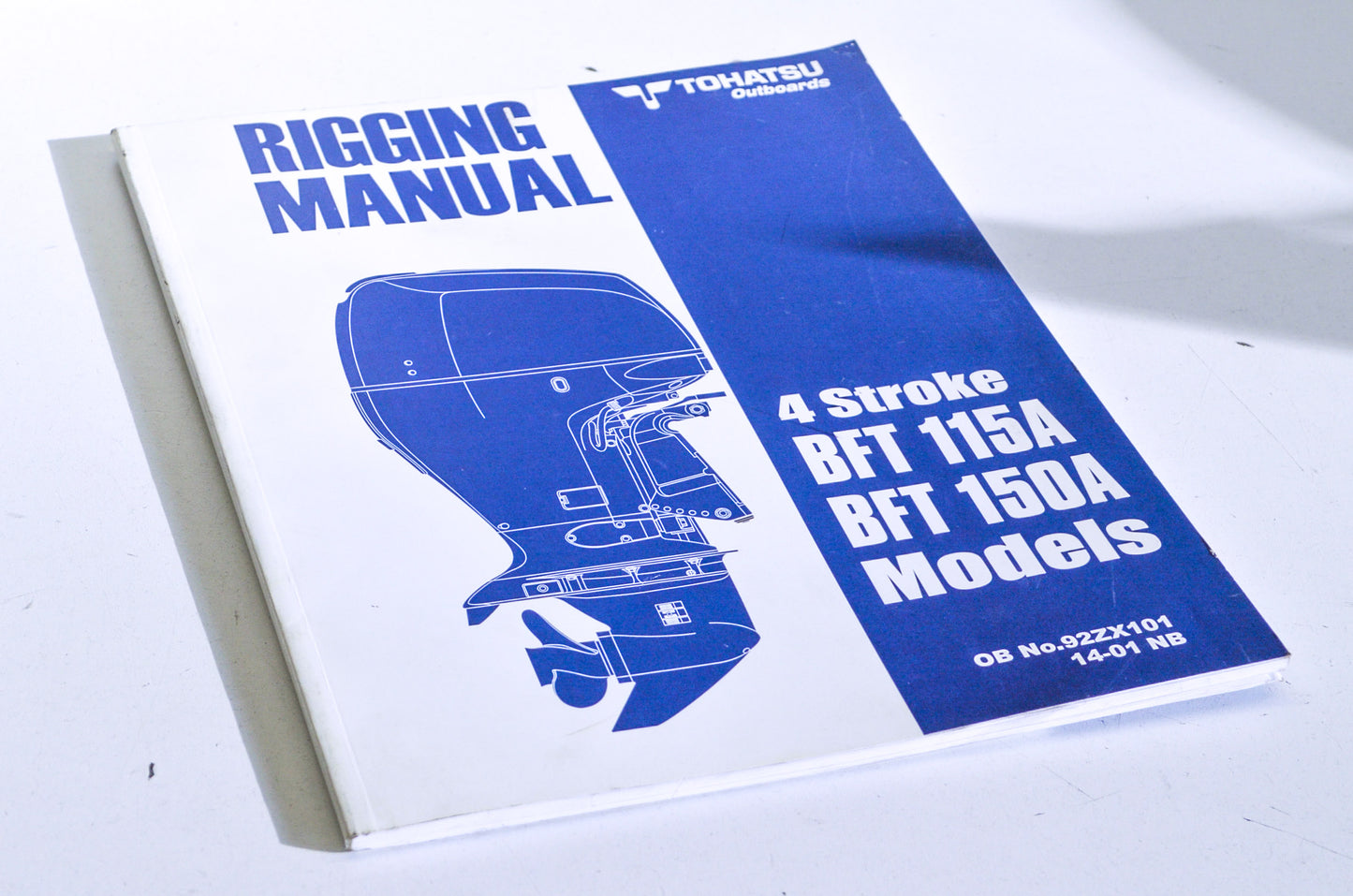 New OEM Tohatsu BFT 115A/150A Rigging Manual NOS
