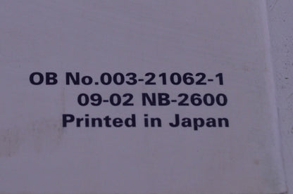 OEM Tohatsu 4-Stroke MFS 9.9/15/20C Service Manual